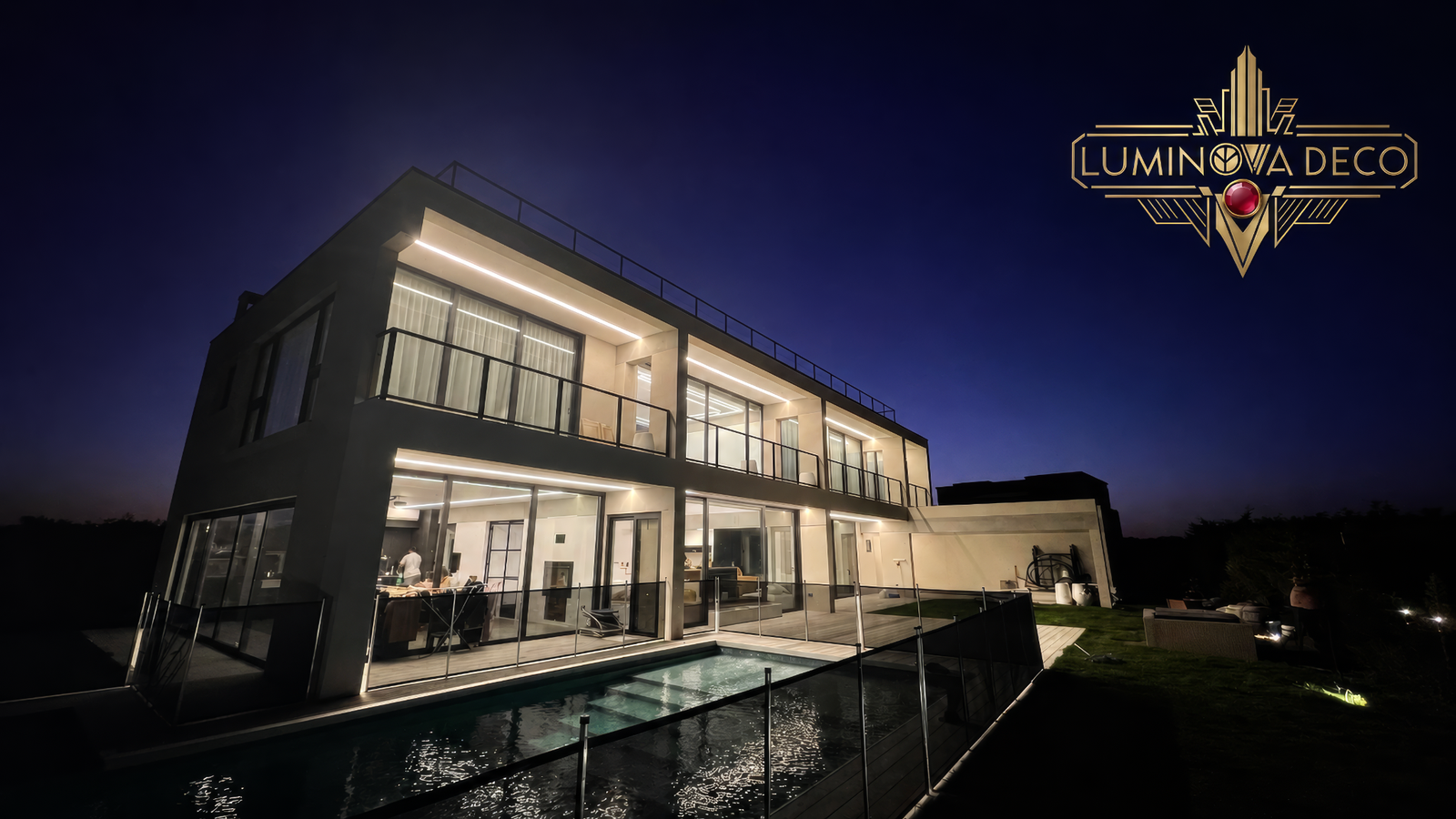 Cielorraso tensado estrellado instalado por Luminova Deco en CABA